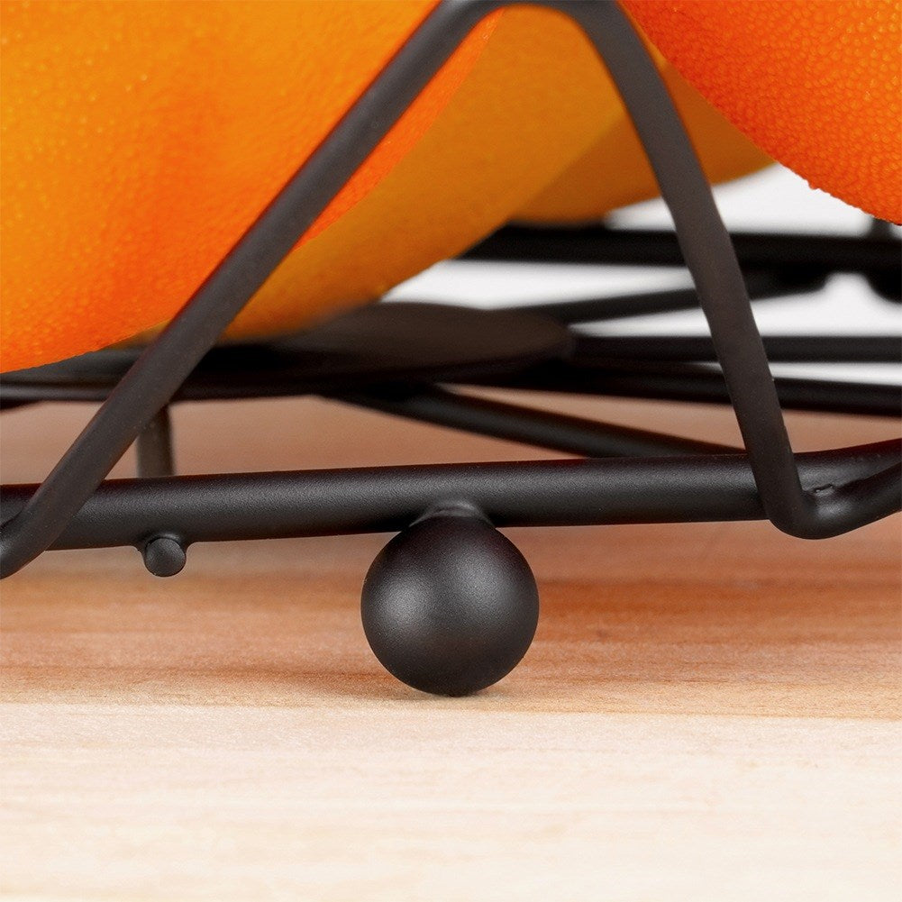 Fruit basket metal black MISTY 28 cm