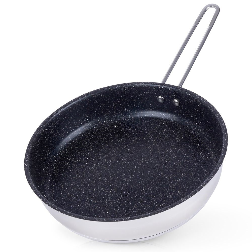 Frying pan 26 cm steel non-stick granite for all stoves/ovens