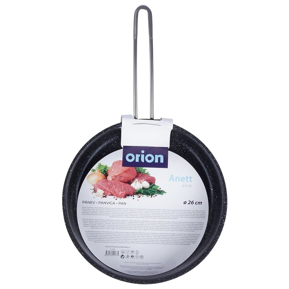 Frying pan 26 cm steel non-stick granite for all stoves/ovens