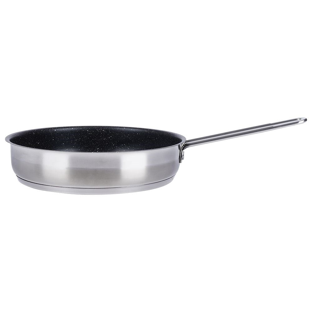 Frying pan 26 cm steel non-stick granite for all stoves/ovens