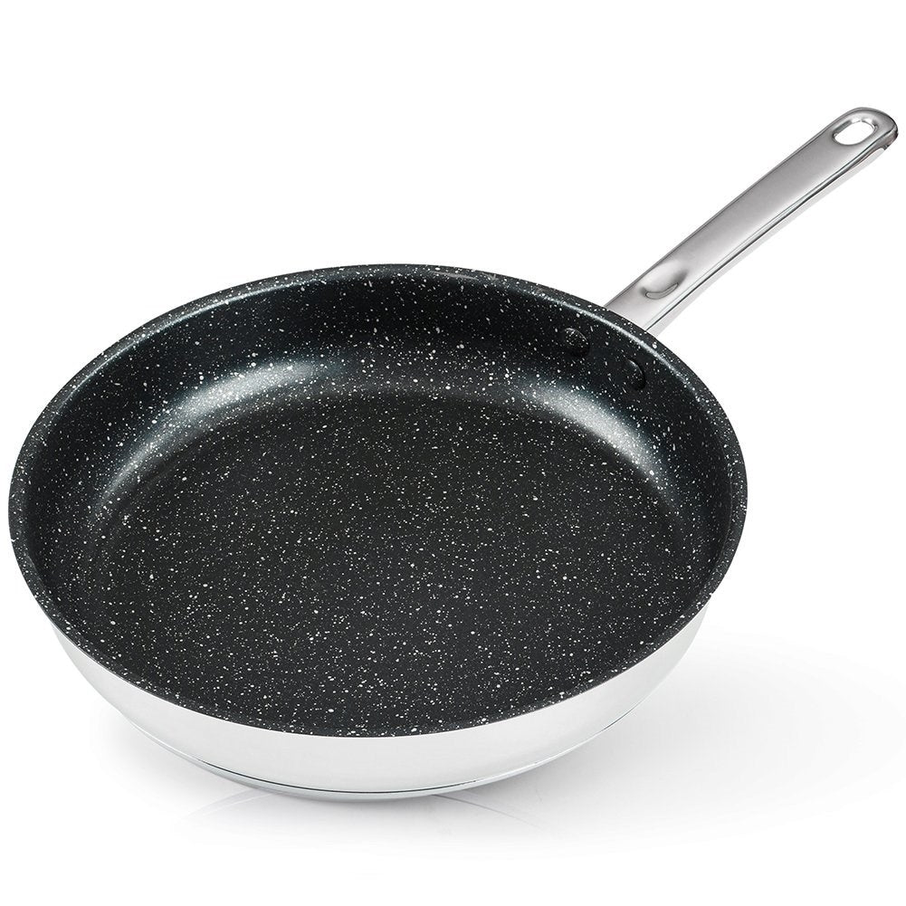 Frying pan 28 cm with granite coating, induction & dishwasher safe