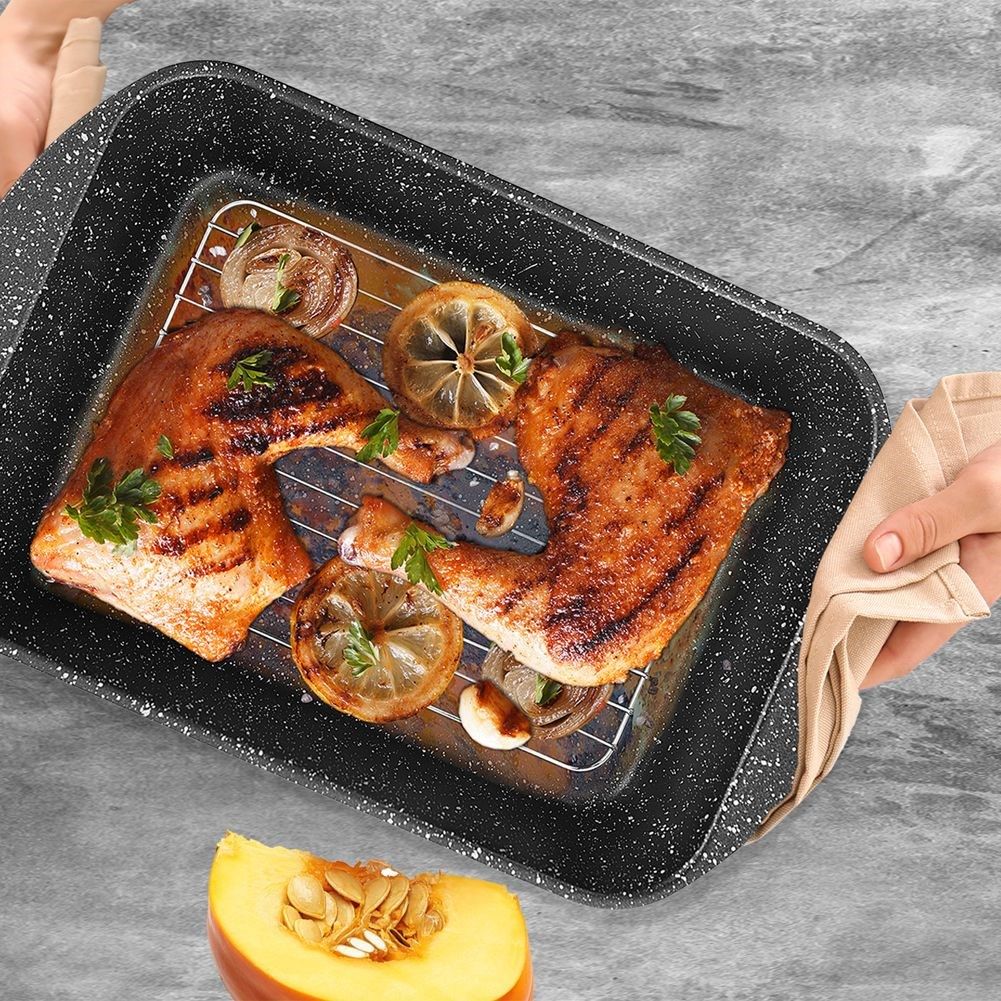 Frying pan in granite, non-stick, induction and oven safe