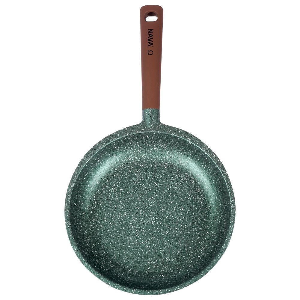Frying pan with 5-layer non-stick granite coating