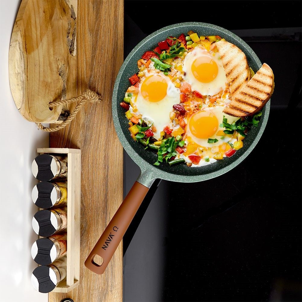 Frying pan with 5 layers, non-stick granite, for all stoves