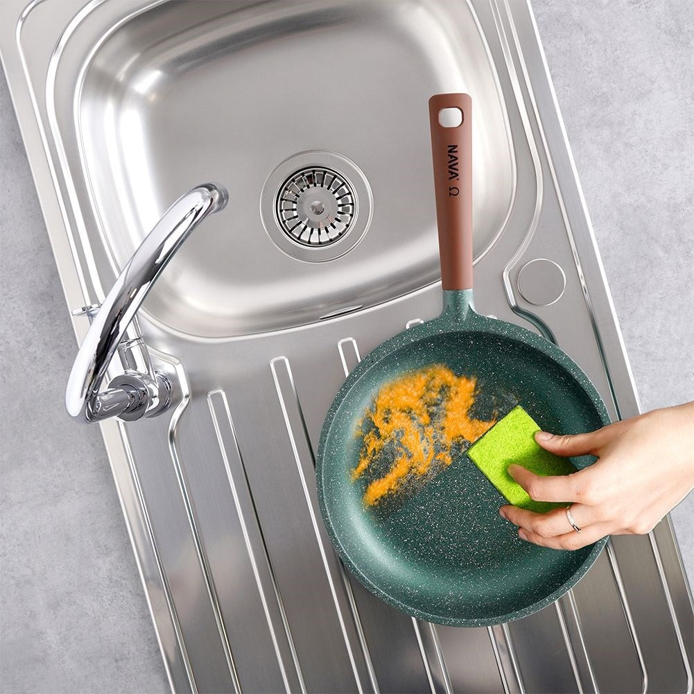 Frying pan with 5 layers, non-stick granite, for all stoves