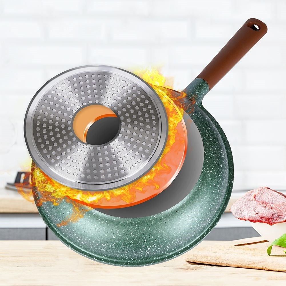 Frying pan with 5 layers, non-stick granite, for all stoves