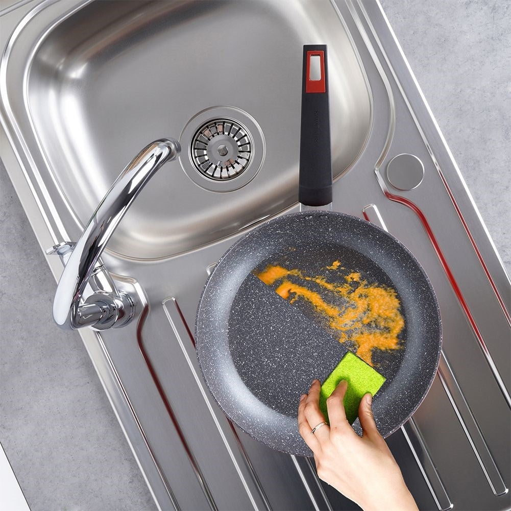 Frying pan with Five-layer Non-stick Granite coating