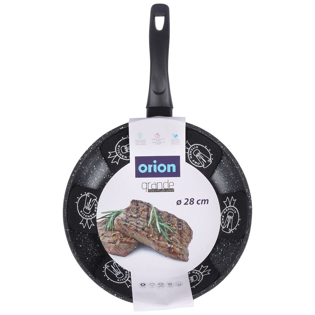 Frying pan with Pfluon Granit coating for all stoves