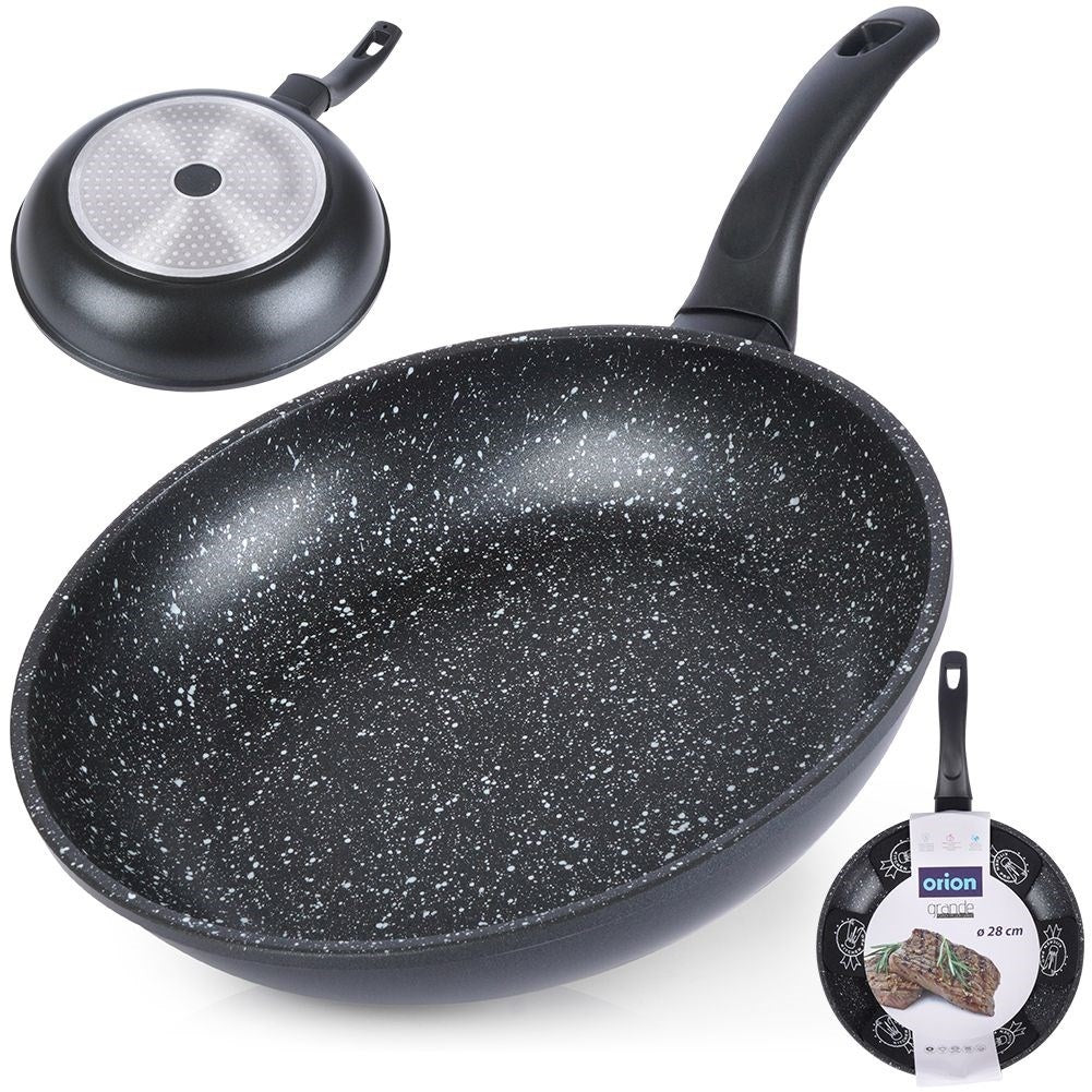 Frying pan with Pfluon Granit coating for all stoves