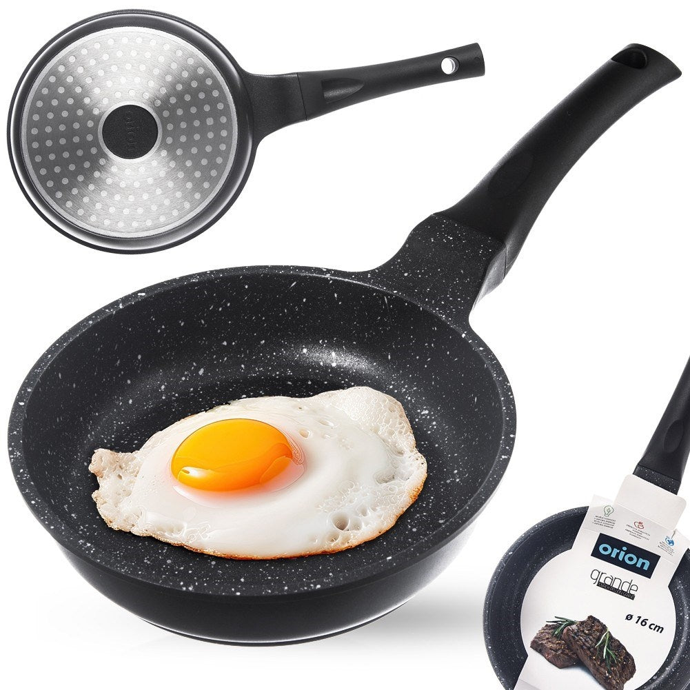 Frying pan with Pfluon Granit coating, induction and dishwasher safe