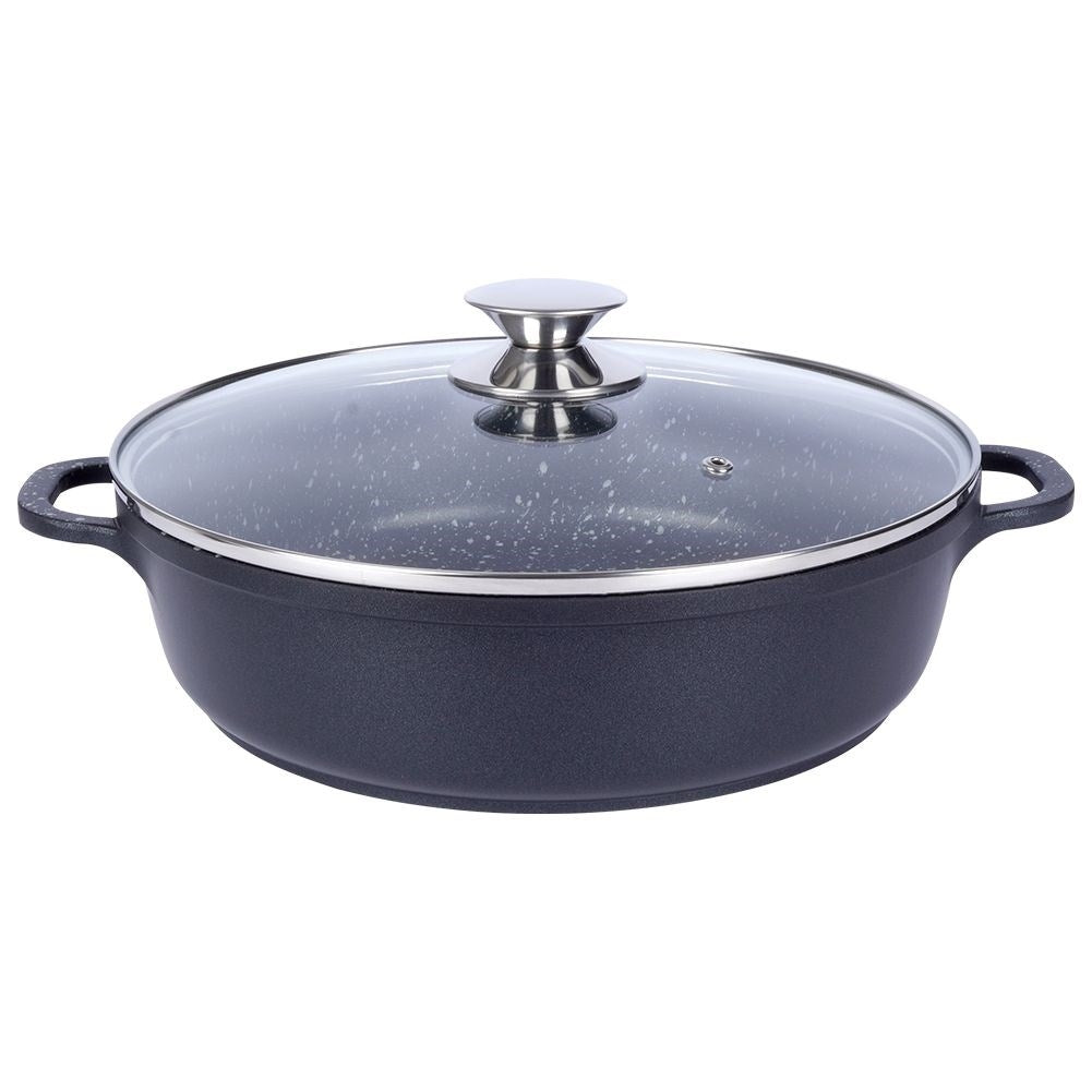 Frying pan with Pfluon Granite coating for all stoves