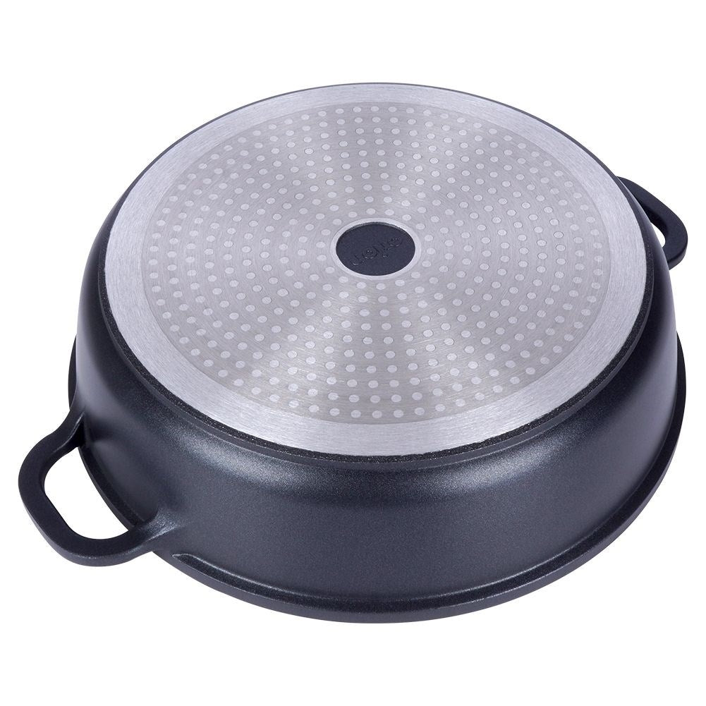 Frying pan with Pfluon Granite coating for all stoves