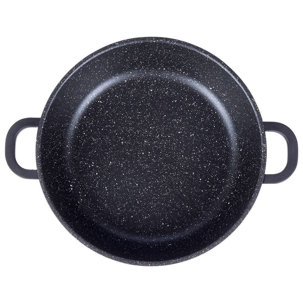 Frying pan with Pfluon Granite coating for all stoves