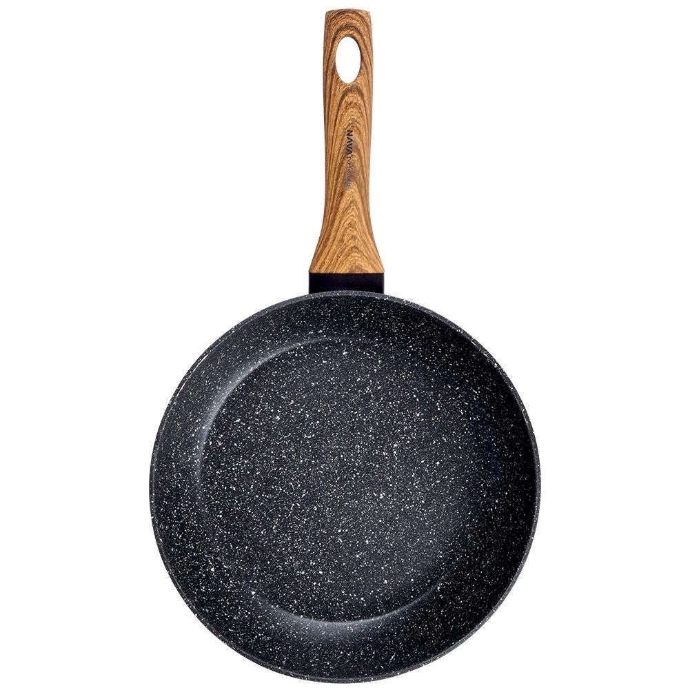 Frying pan with five-layer non-stick granite coating