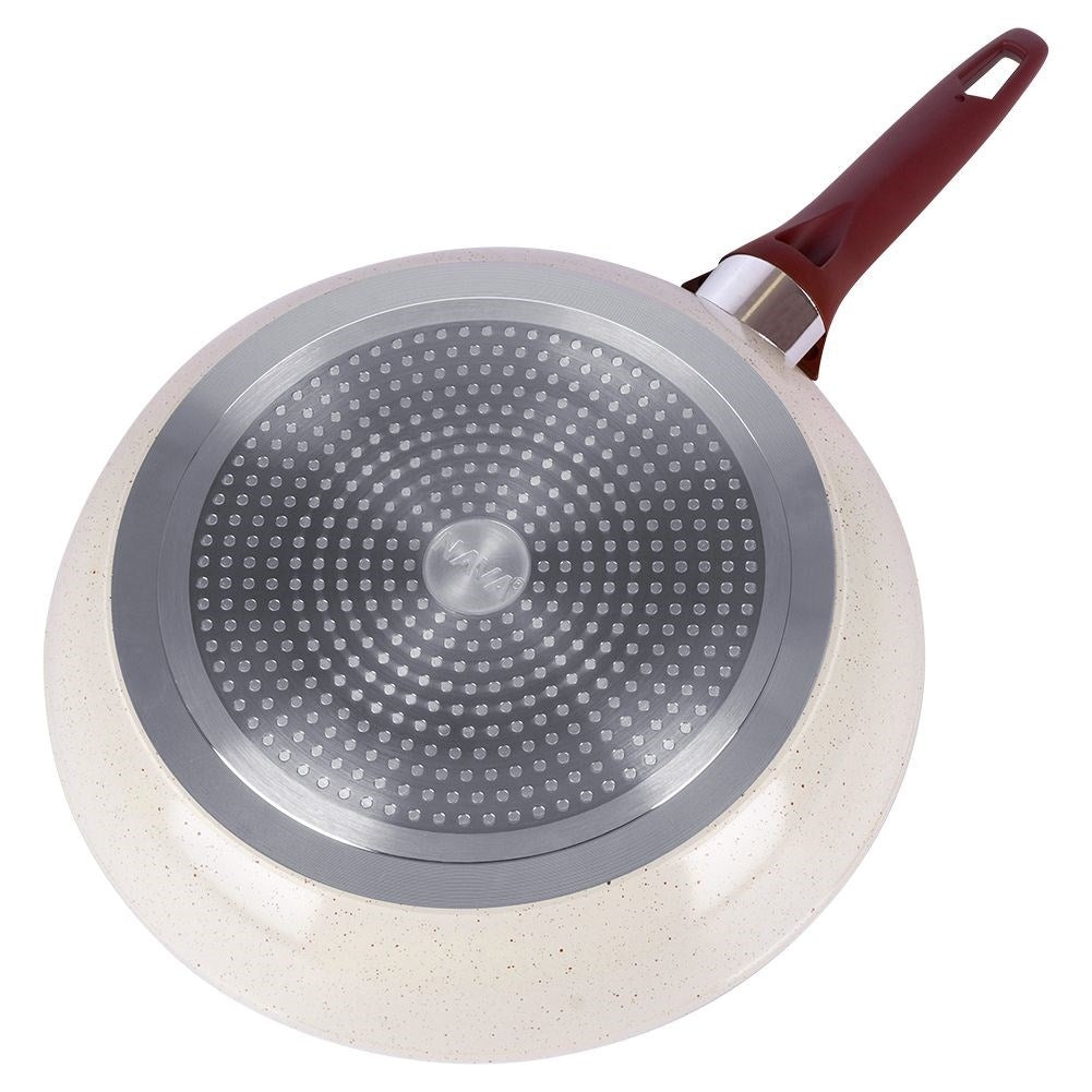 Frying pan with non-stick ceramic coating, dishwasher safe