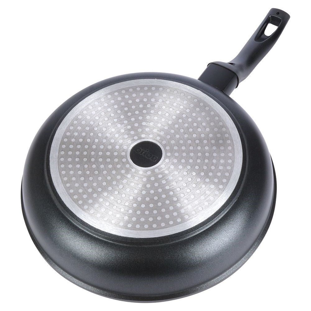 Frying pan with non-stick, granite coating, induction safe