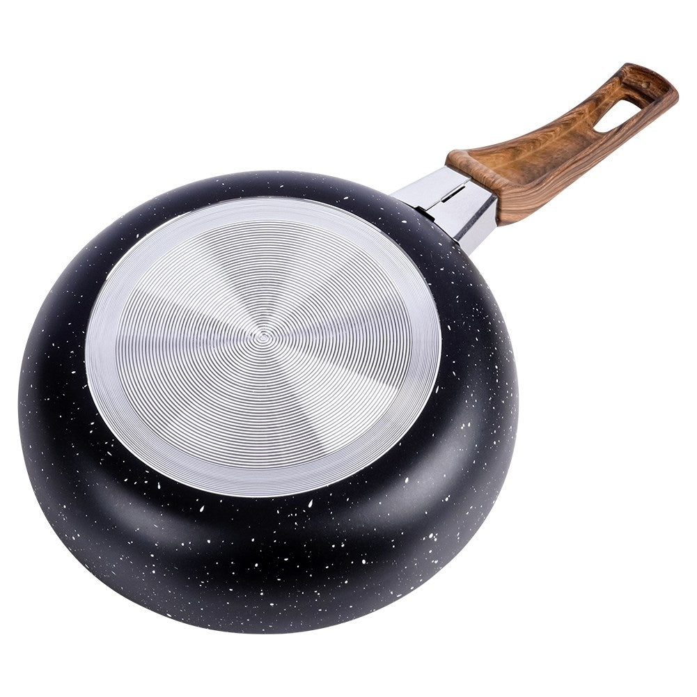 Frying pan with non-stick granite, for all stoves, dishwasher safe