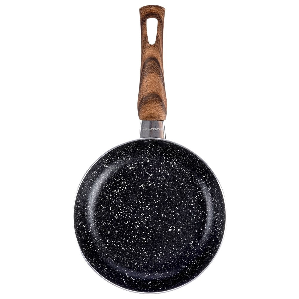 Frying pan with non-stick granite, for all stoves, dishwasher safe