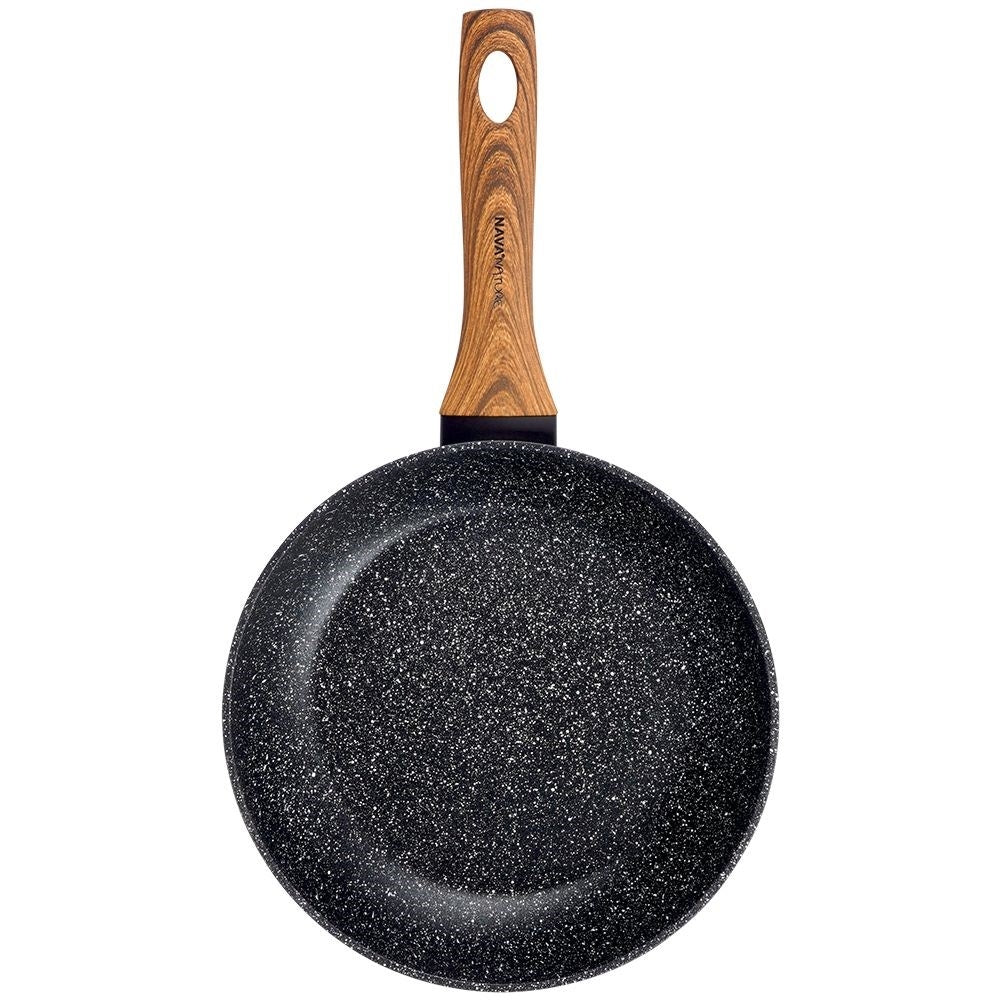Frying pan with non-stick granite, for all stoves, dishwasher safe