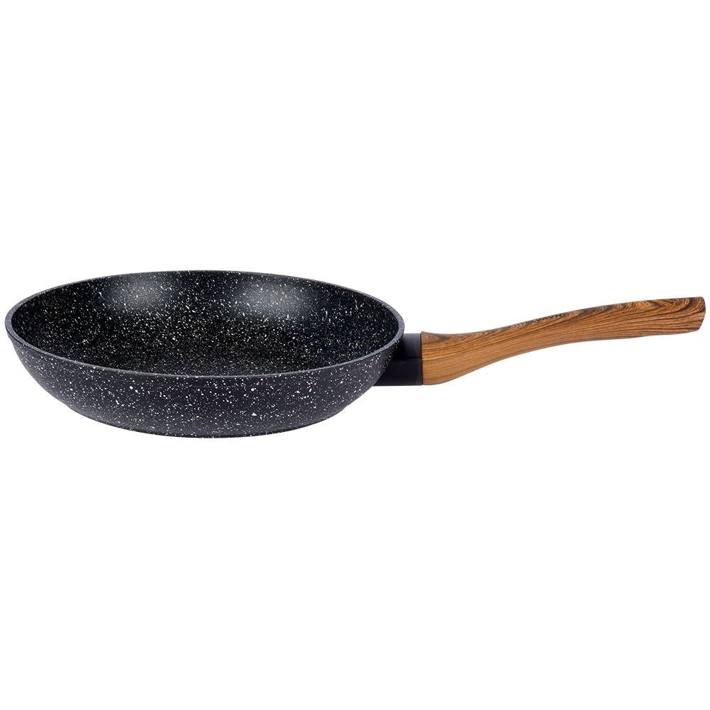 Frying pan with non-stick granite, for all stoves, dishwasher safe