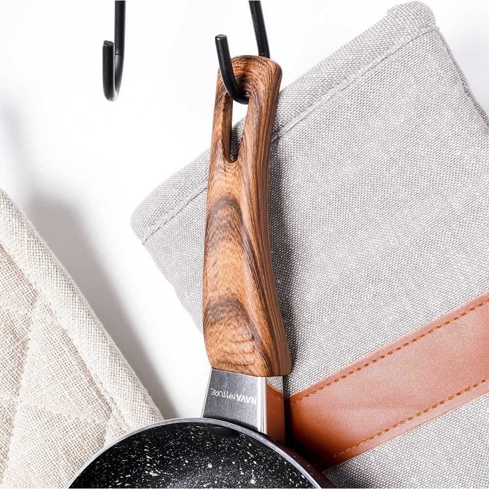 Frying pan with non-stick granite, for all stoves, dishwasher safe