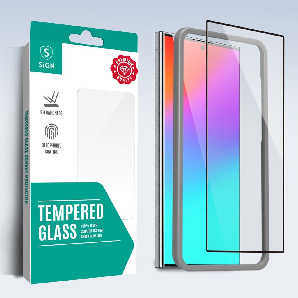 Full Cover Screen Protector for Samsung Galaxy S24 Ultra + Mounting Frame