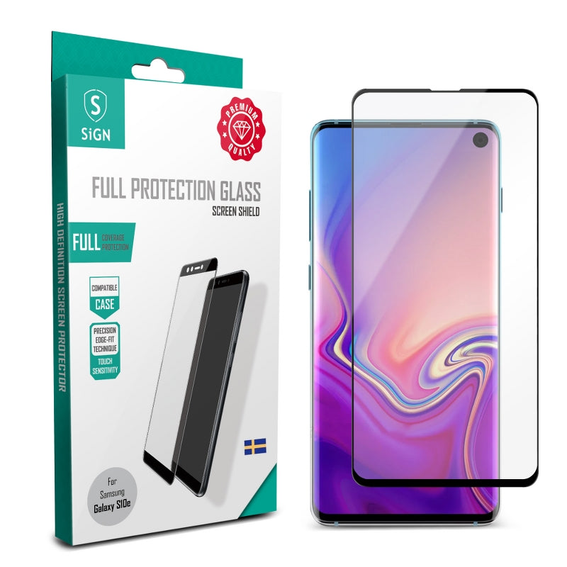 Full Cover Tempered Glass Screen Protector for Samsung Galaxy S10e