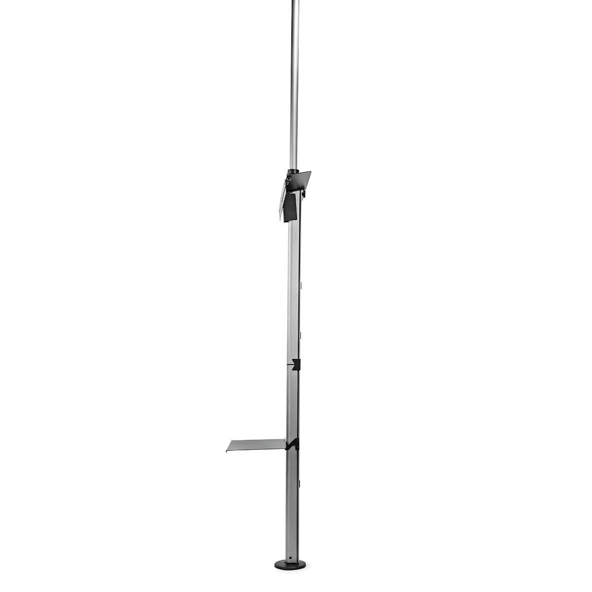 Full Motion TV Stand | 37 - 70 " | Maximum supported screen weight: 30 kg | Tiltable | Rotatable | Adjustable pre-fixed heights | Aluminium / Steel | Black / Silver