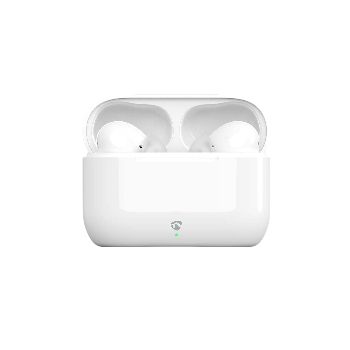 Fully Wireless Earphones | ENC (Environmental Noise Cancelling) | Bluetooth® | Maximum battery play time: 24 hrs | Touch Control | Charging case | Wireless charging case | Built-in microphone | Voice control support | Noise canceling | IPX4 | White