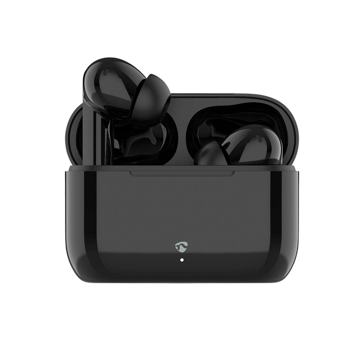 Fully Wireless Earphones | ENC (Environmental Noise Cancelling) | Bluetooth® | Maximum battery play time: 24 hrs | Touch Control | Charging case | Wireless charging case | Built-in microphone | Voice control support | Noise canceling | IPX4 | Black