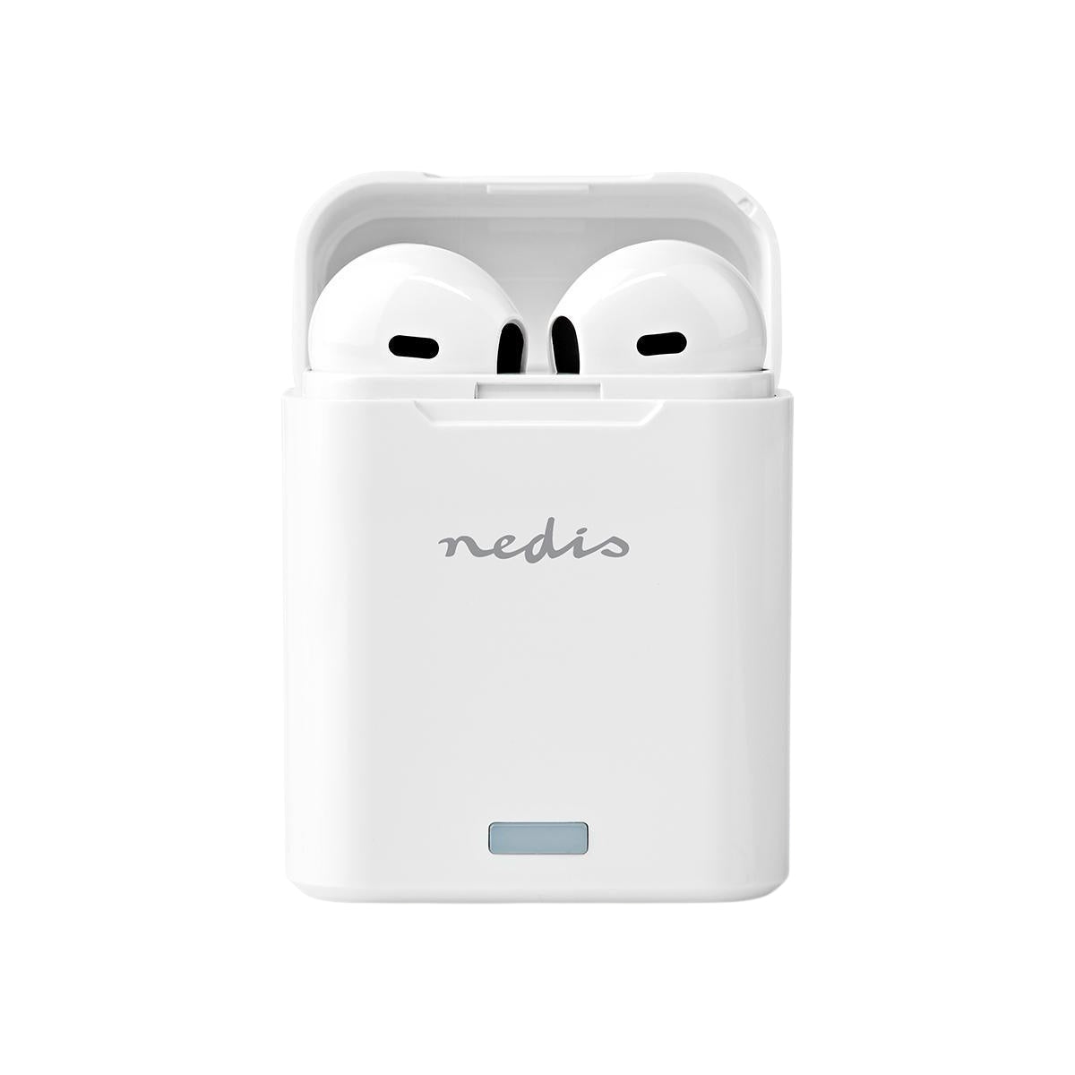 Fully Wireless Headphones | Bluetooth® | Maximum battery life: 2.5 hours | Press Control | Battery cover | Built-in microphone | Support for voice control | White