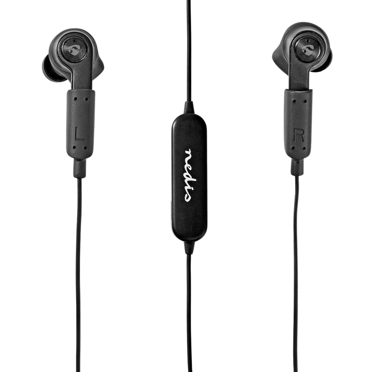 Fully Wireless Headphones | Bluetooth® | Maximum battery life: 3.5 hours | Press Control | Battery cover | Built-in microphone | Support for voice control | Ear Wings | Black