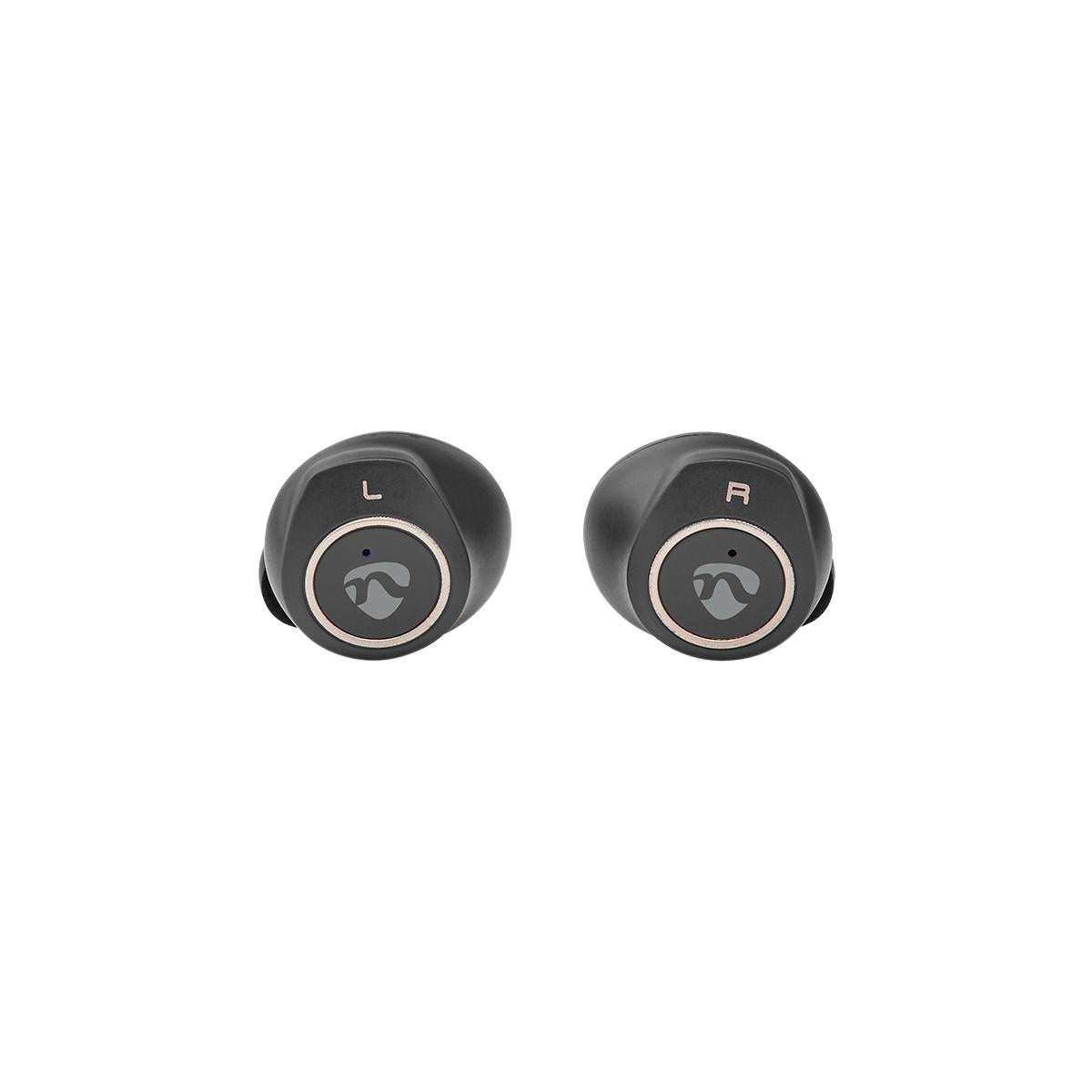 Fully Wireless Headphones | Bluetooth® | Maximum battery life: 3 hours | Press Control | Battery cover | Built-in microphone | Support for voice control | Ear Wings | Gold / Black