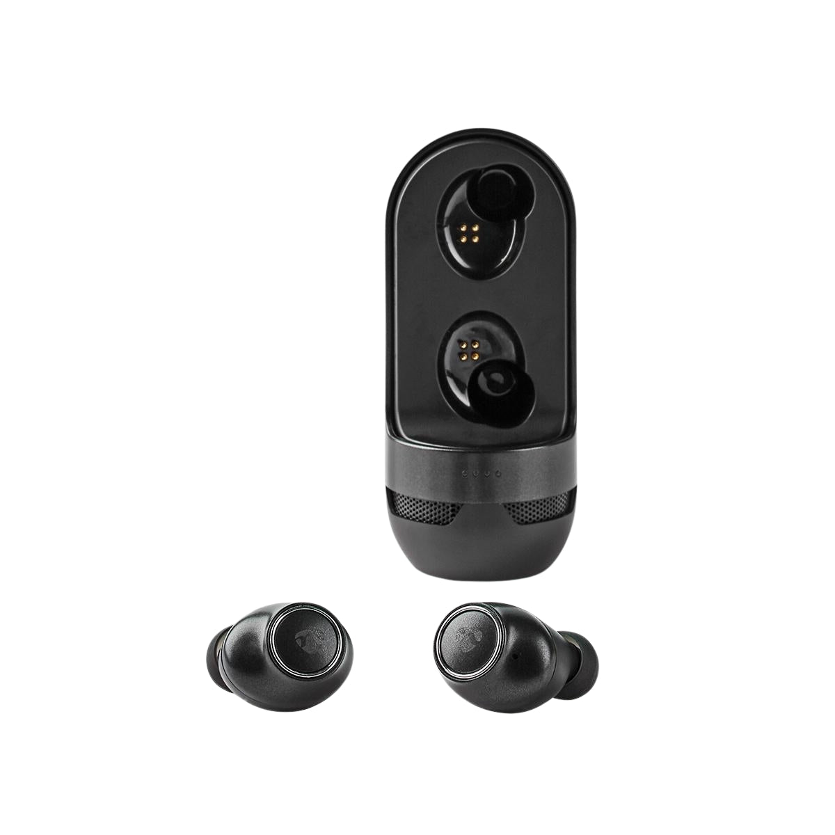 Fully Wireless Headphones | Bluetooth® | Maximum battery life: 4 hours | Press Control | Battery cover | Built-in microphone | Support for voice control | Speaker function | Silver / Black