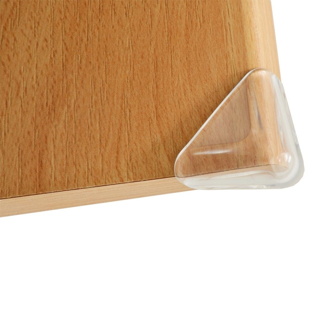 Furniture corner protection: 4-pack with double-sided tape for child safety