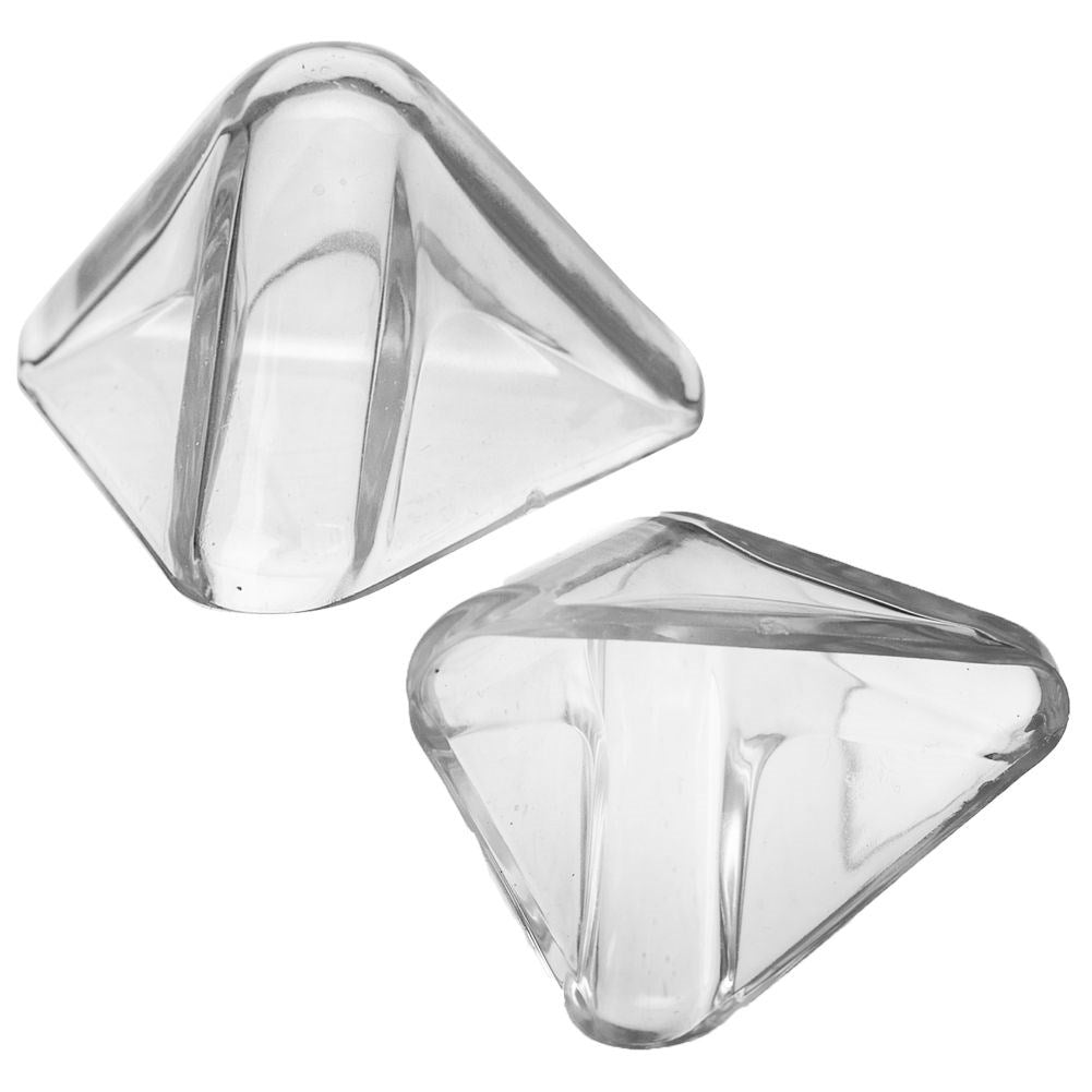 Furniture corner protection: 4-pack with double-sided tape for child safety