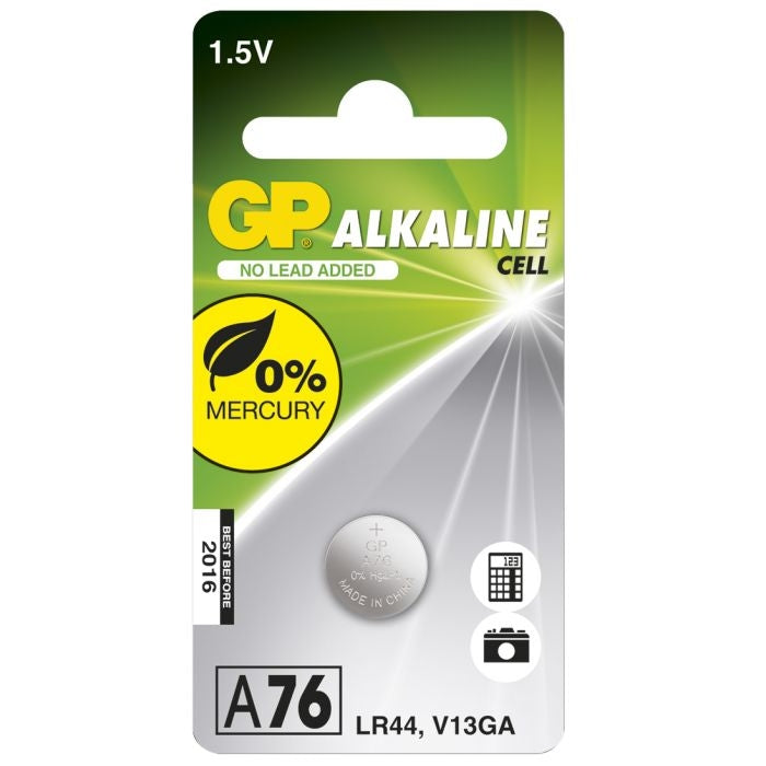 GP 76A-C1/ LR44/ LR1154/ AG13 battery - 1 Pack