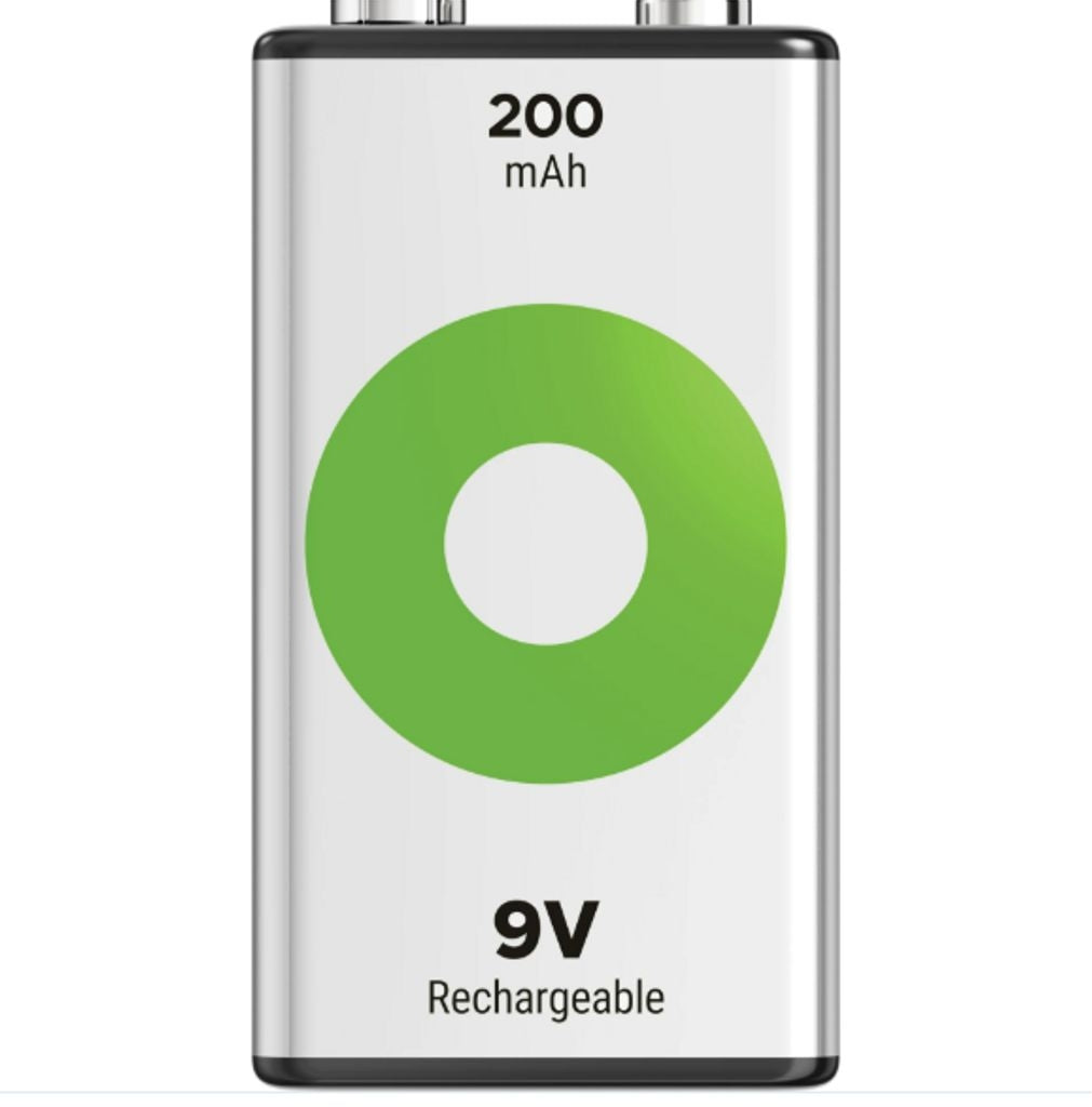 GP Recyko 9V battery, 200mAh, 1-pack