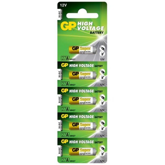 GP Special batteries 27A, 5-pack