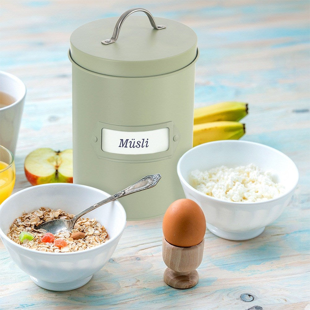 GREENISH 2.2 l metal storage container green