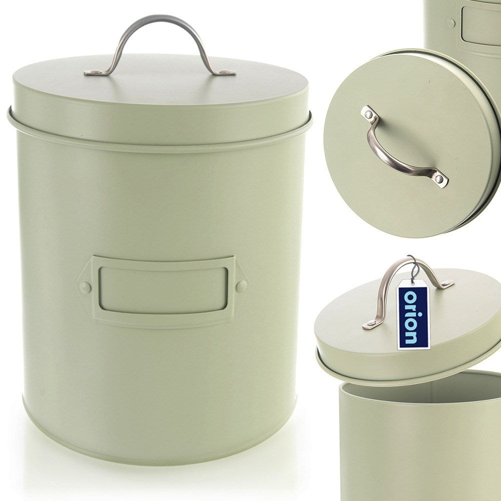 GREENISH 3.3 l metal storage container green