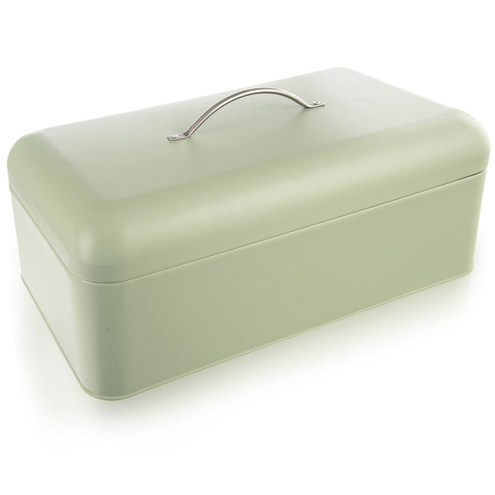 GREENISH metal bread bin 42.5x23x20 cm