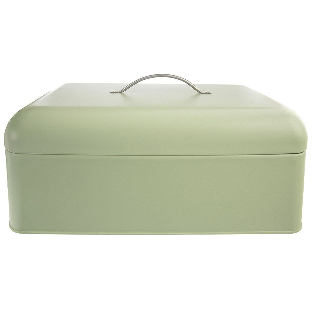 GREENISH metal bread bin 42.5x23x20 cm