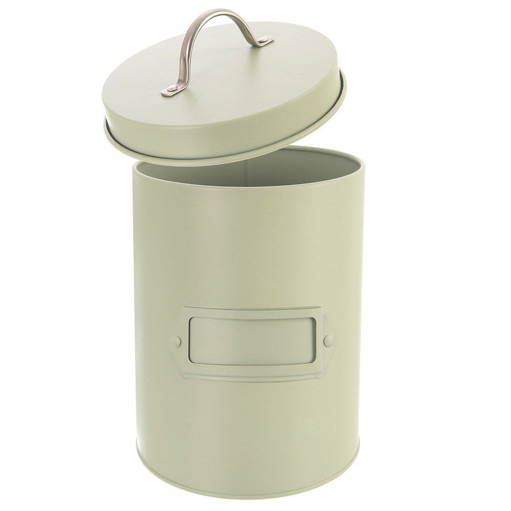 GREENISH metal storage container green 1.3 l