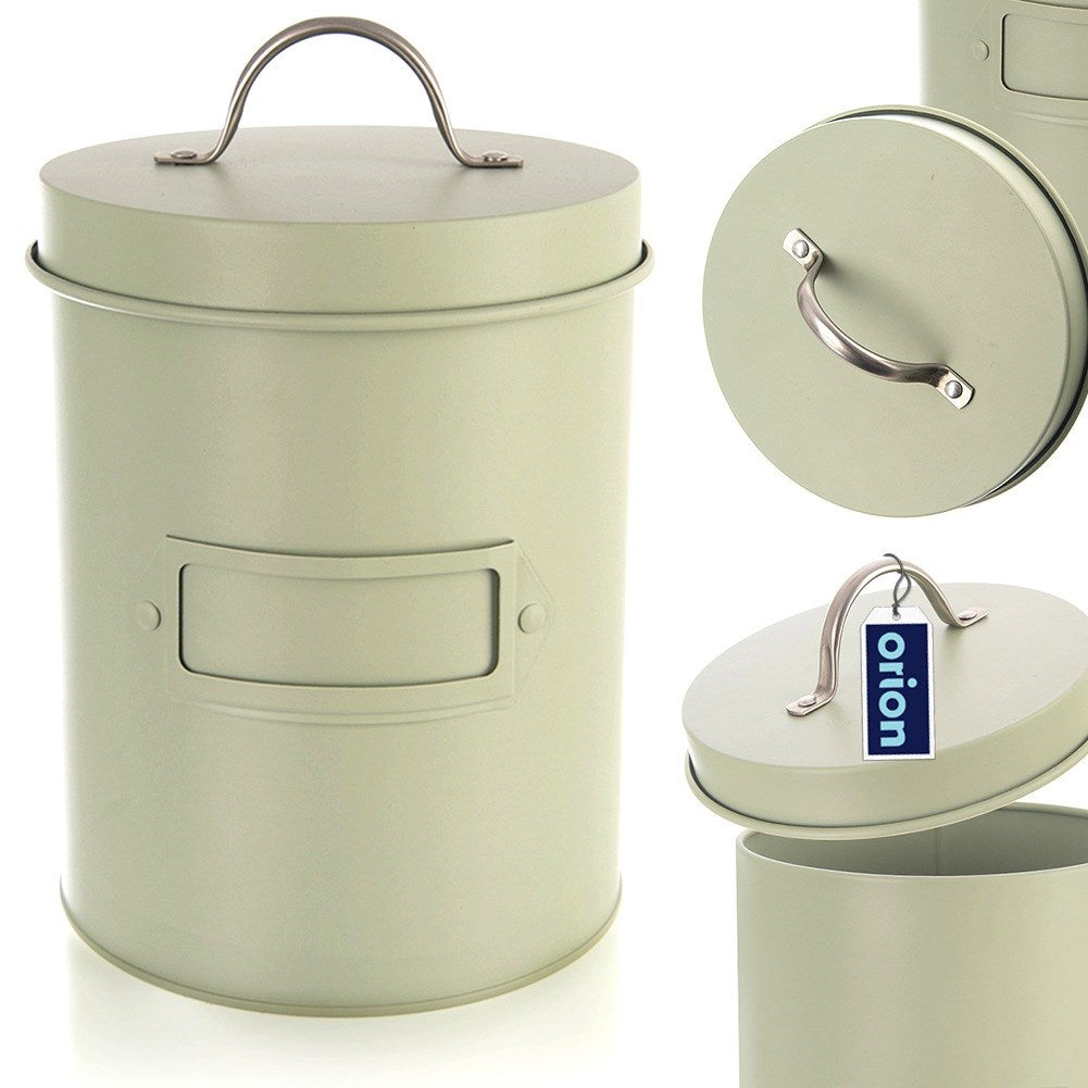 GREENISH metal storage container green 1.3 l