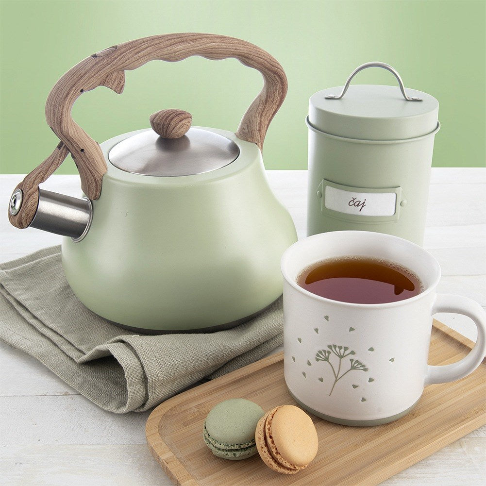 GREENISH metal storage container green 1.3 l