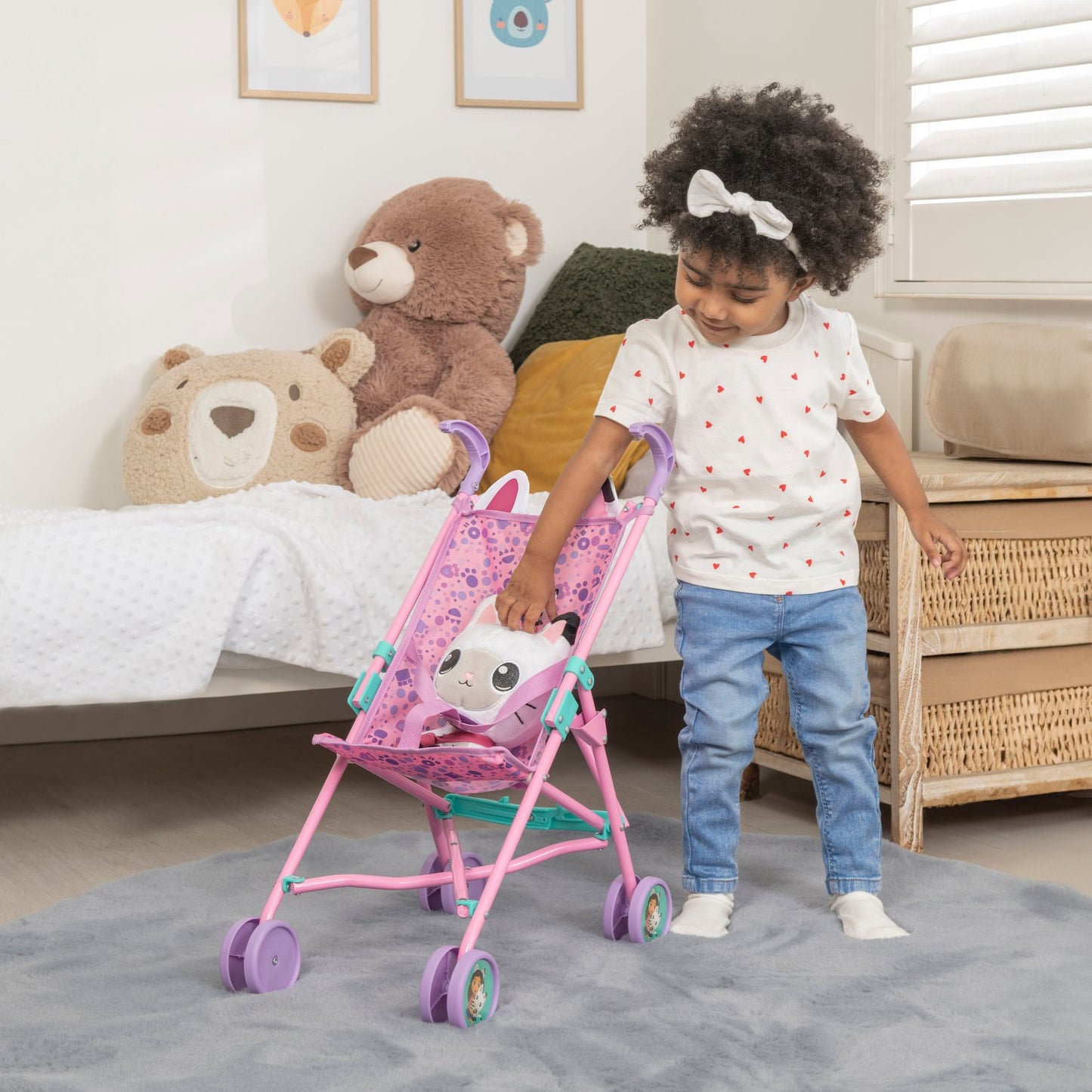 Gabby'S Dollhouse Doll Strollers