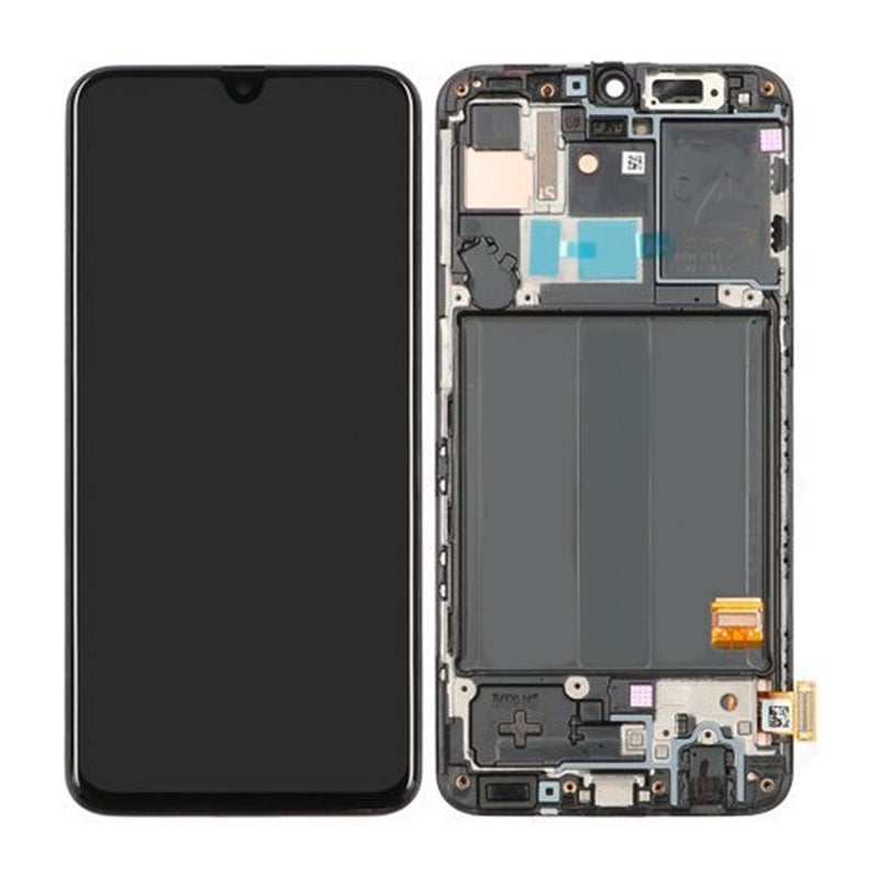 Galaxy A40-skärm svart