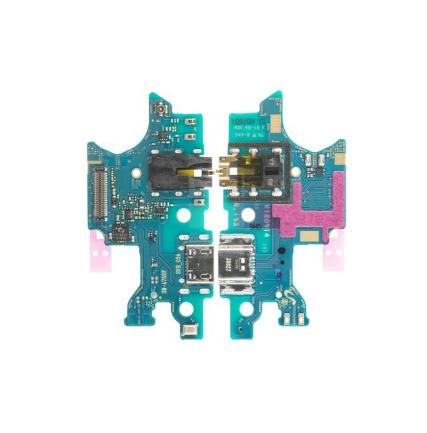Galaxy A7 2018 SUB Antenna Module Micro USB/Headphone Jack