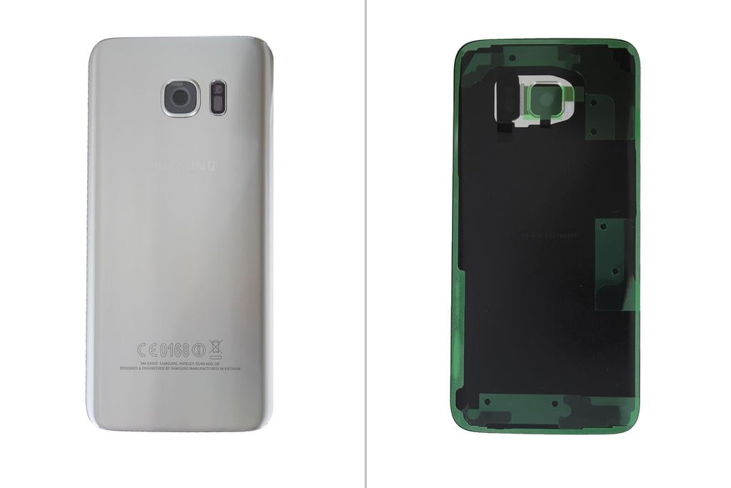 Galaxy S7 Edge Silver Back Cover